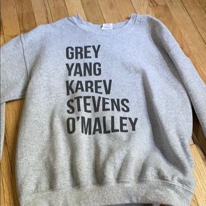 Greys anatomy sweatshirt